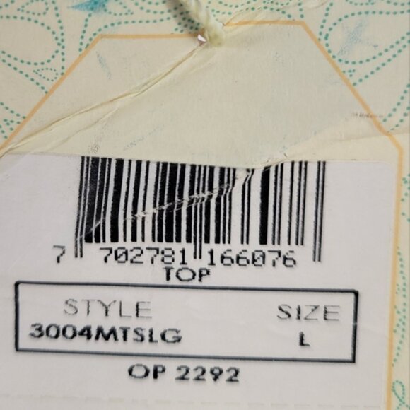 Maaji Blue Floral Reversible Bikini Top Size Large - Picture 6 of 9